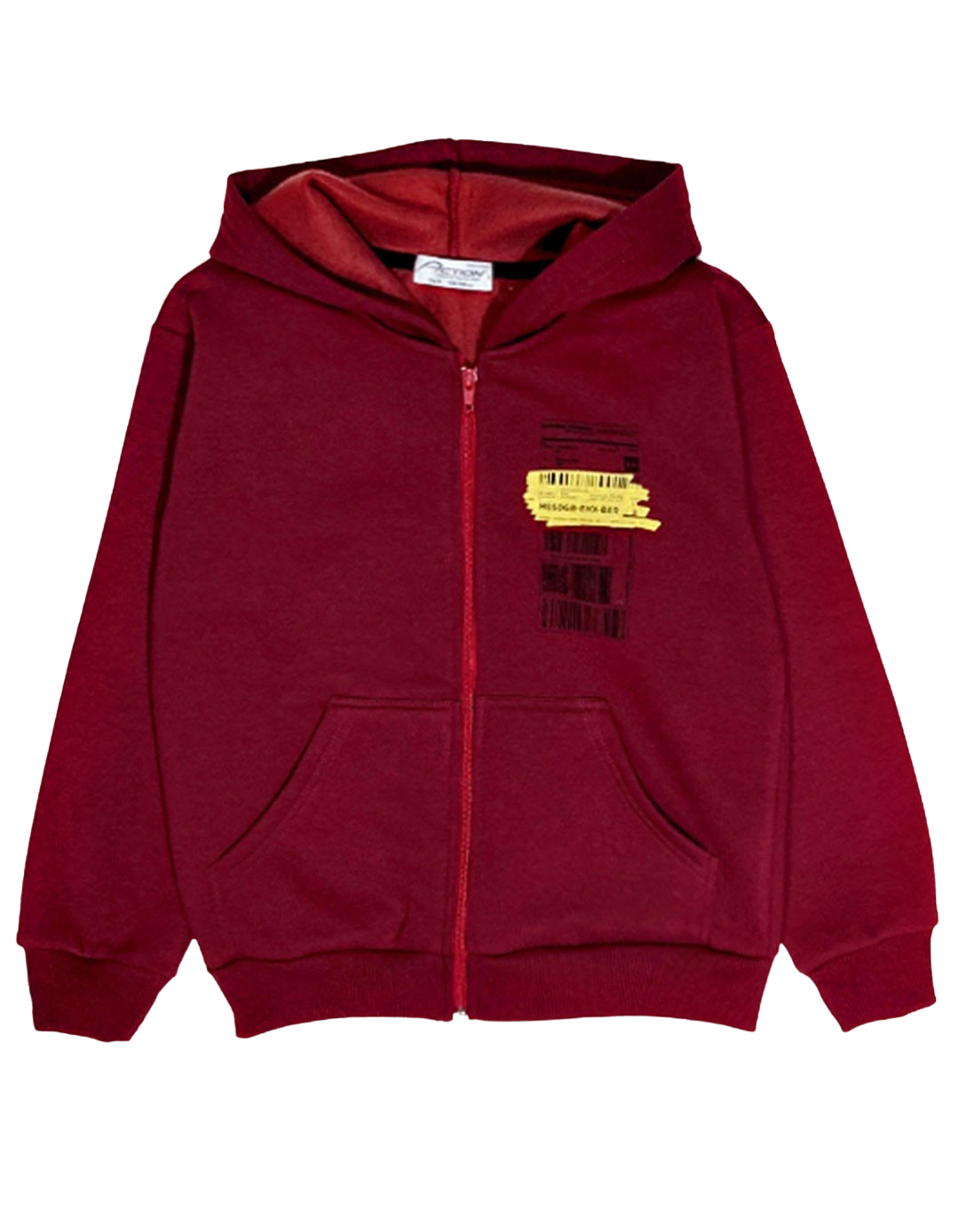 Ζακέτα φούτερ για αγόρι, μπορντώ, Regular Fit, 65% βαμβάκι, 35% πολυεστέρας. Ζακέτα φούτερ για αγόρι, μπορντώ, Regular Fit, 65% βαμβάκι, 35% πολυεστέρας.