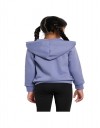 Παιδική ζακέτα φούτερ Bodytalk με κουκούλα για κορίτσι, blueberry, Regular Fit, 70% βαμβάκι, 30% πολυεστέρας.