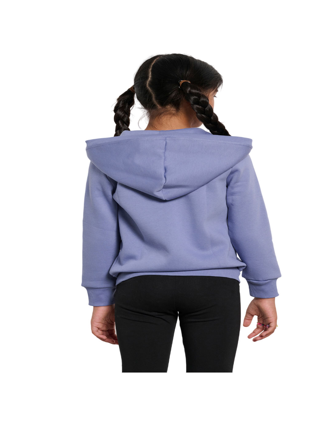 Παιδική ζακέτα φούτερ Bodytalk με κουκούλα για κορίτσι, blueberry, Regular Fit, 70% βαμβάκι, 30% πολυεστέρας.