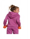 Παιδική ζακέτα φούτερ Bodytalk με κουκούλα για κορίτσι, ματζέντα, Regular Fit, 70% βαμβάκι, 30% πολυεστέρας.