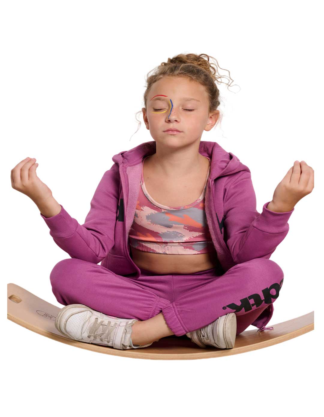 Παιδική ζακέτα φούτερ Bodytalk με κουκούλα για κορίτσι, ματζέντα, Regular Fit, 70% βαμβάκι, 30% πολυεστέρας.