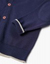 Πλεκτή ζακέτα για αγόρι μπλε, Slim Fit, 70% βαμβάκι, 30% πολυαδιμική.