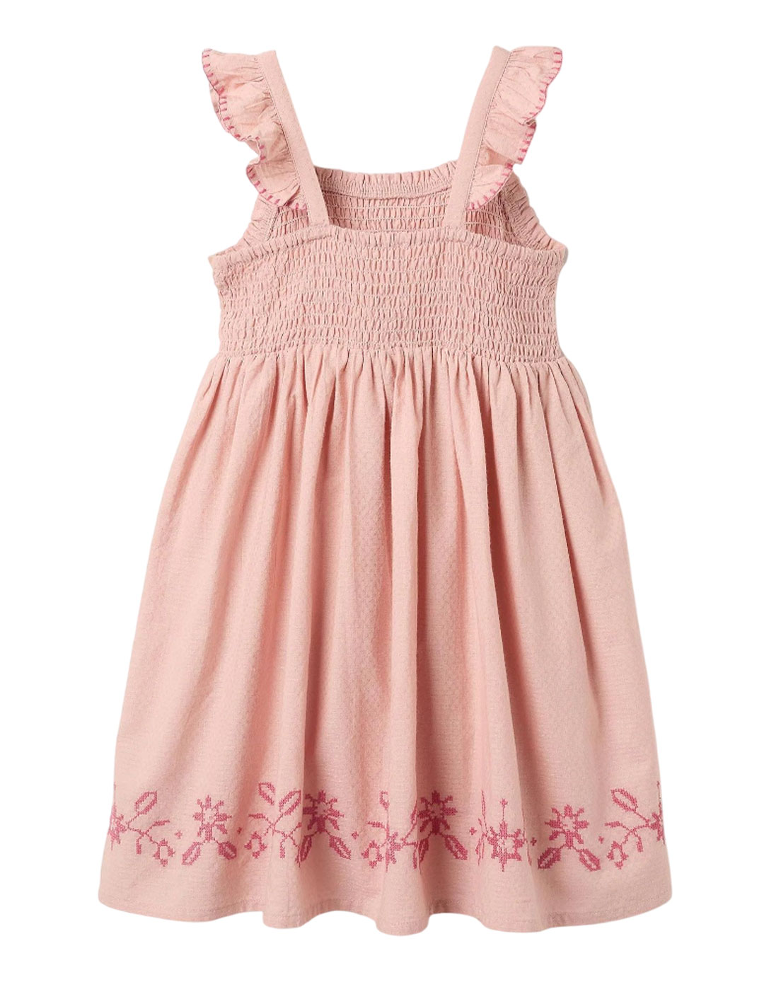 Παιδικό σομόν Φόρεμα Με Κέντημα Zippy,100% βαμβάκι.Slim Fit. Παιδικό σομόν Φόρεμα Με Κέντημα Zippy,100% βαμβάκι.Slim Fit.